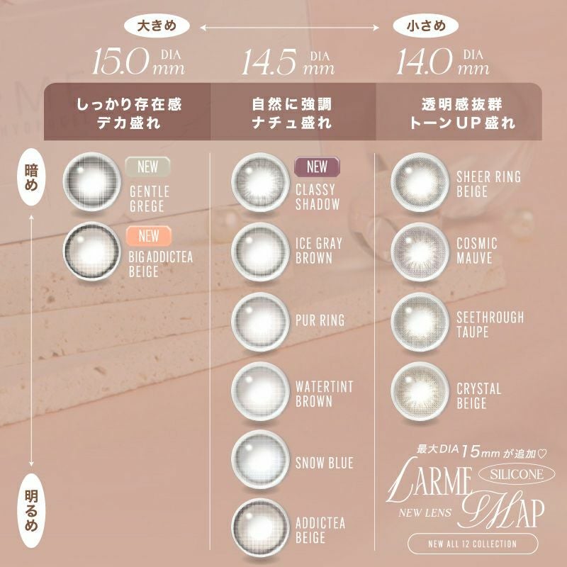 池田エライザさんイメージモデルお試し用♪LARME ラルムシリコン