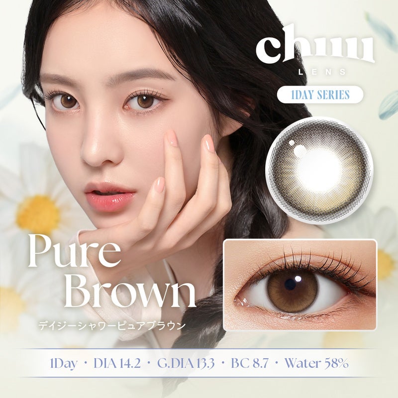 韓国アパレル「CHUU」からカラコンブランド登場♪Chuu Lens 1day